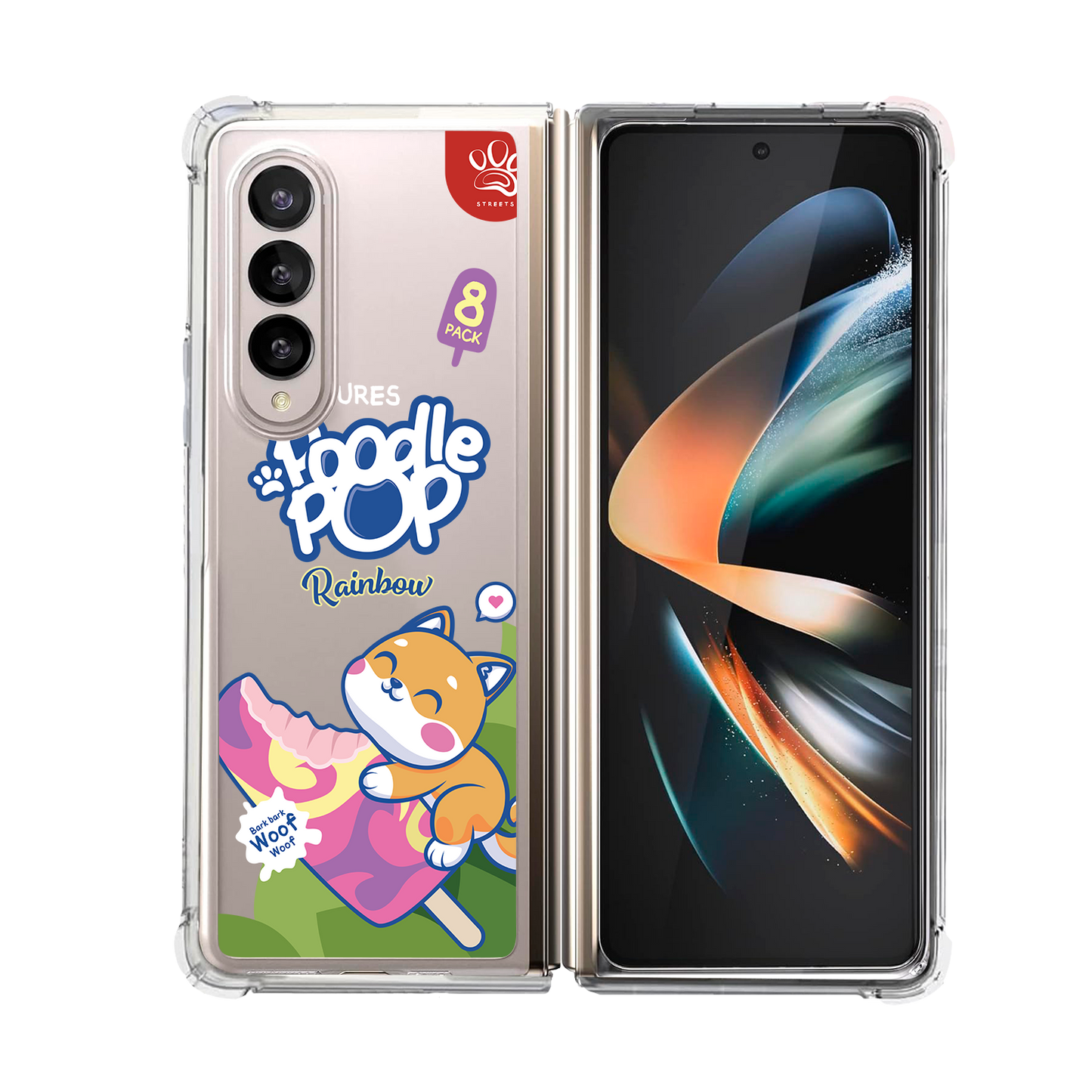 Android Flip / Fold Case - Poodle Pop