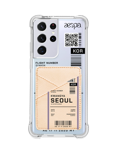 Android Phone Wallet Case - Aespa Kwangya Ticket