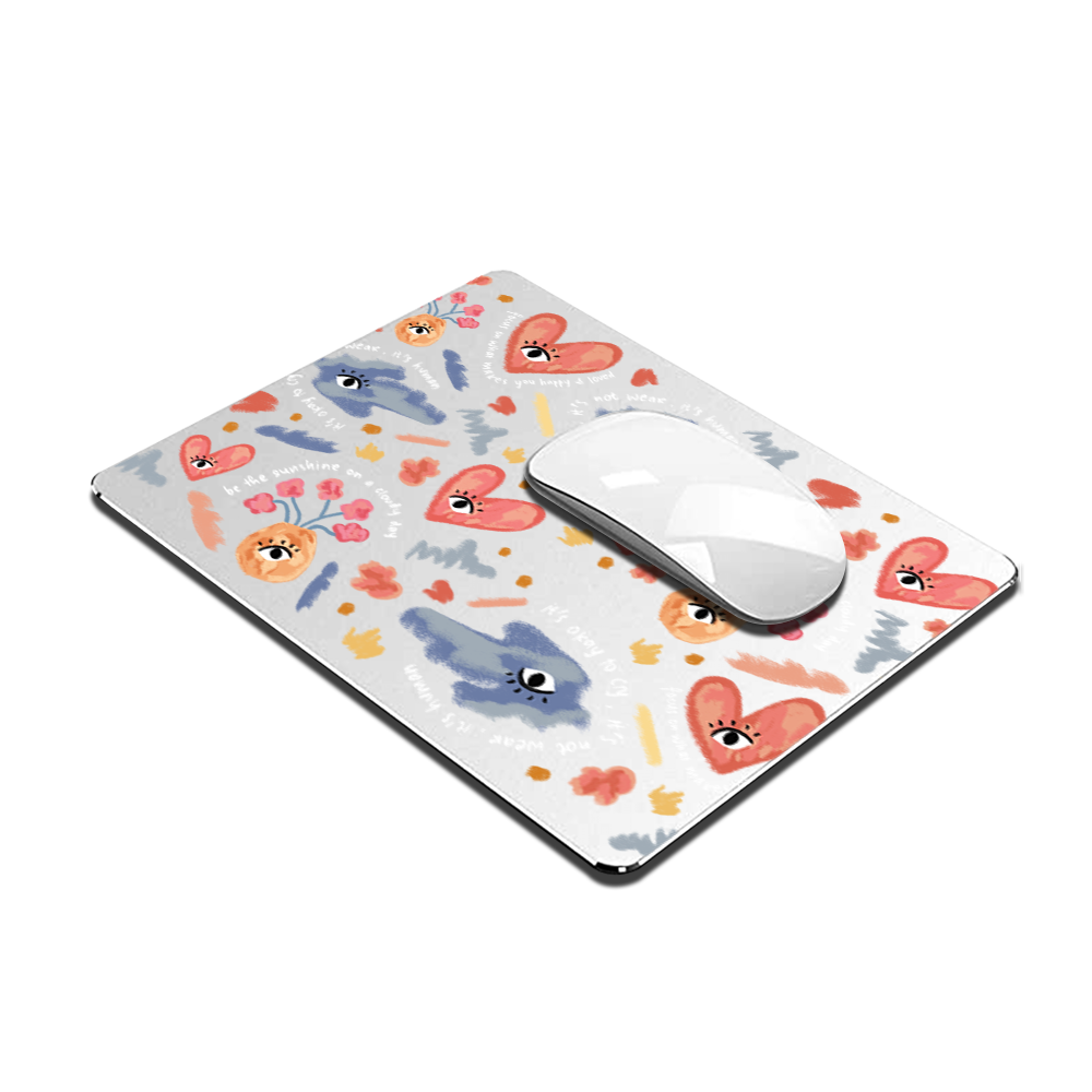 Metal Aluminum Mousepad - Abstract Lovers