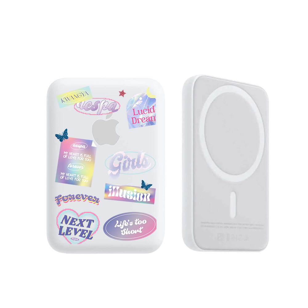 Magnetic Wireless Powerbank - Aespa Girls Pack