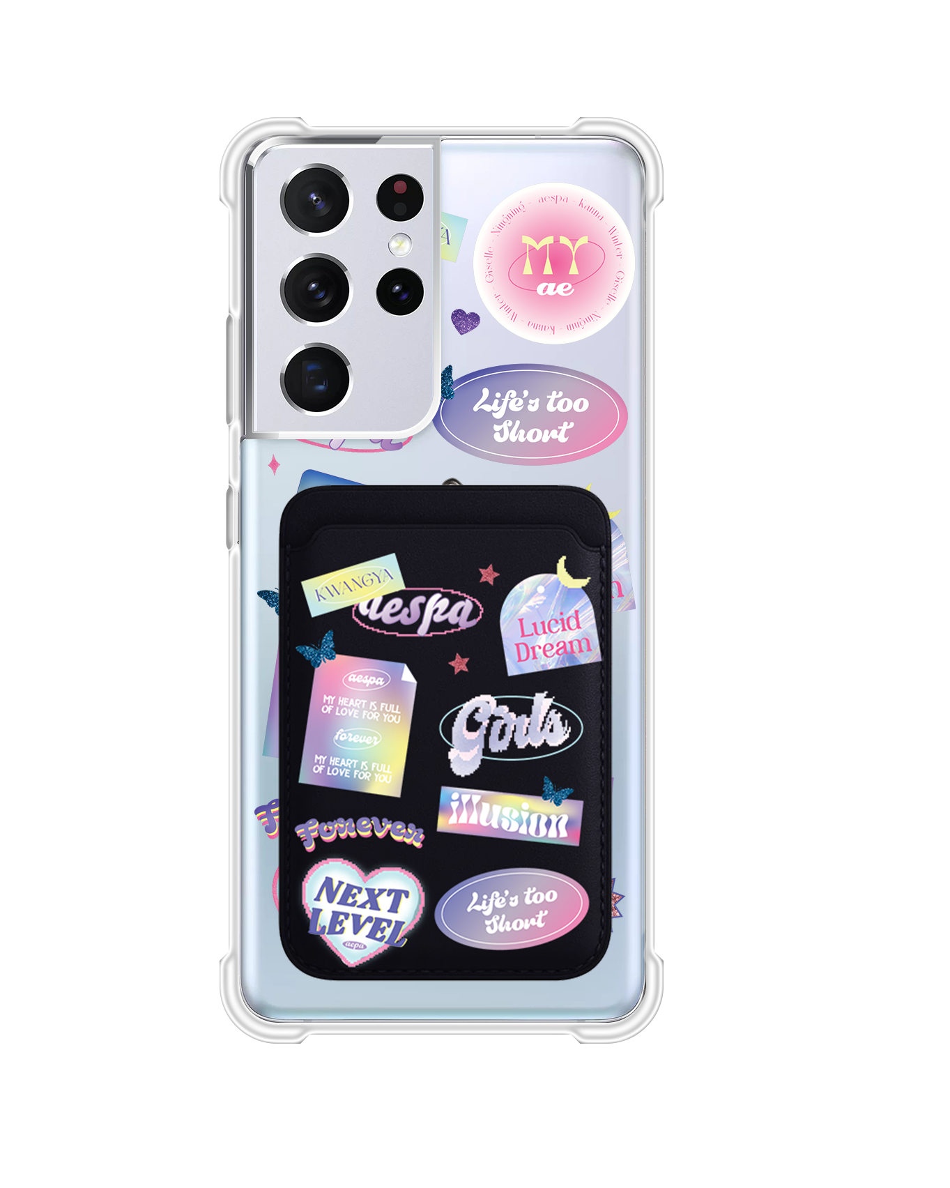 Android Magnetic Wallet Case - Aespa Girls Pack