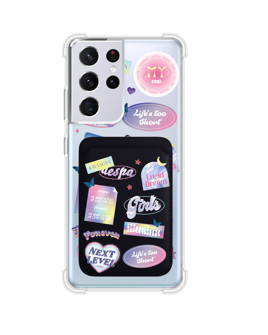 Android Magnetic Wallet Case - Aespa Girls Pack