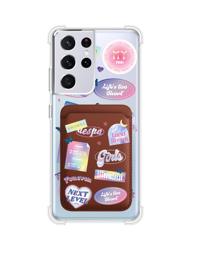 Android Magnetic Wallet Case - Aespa Girls Pack