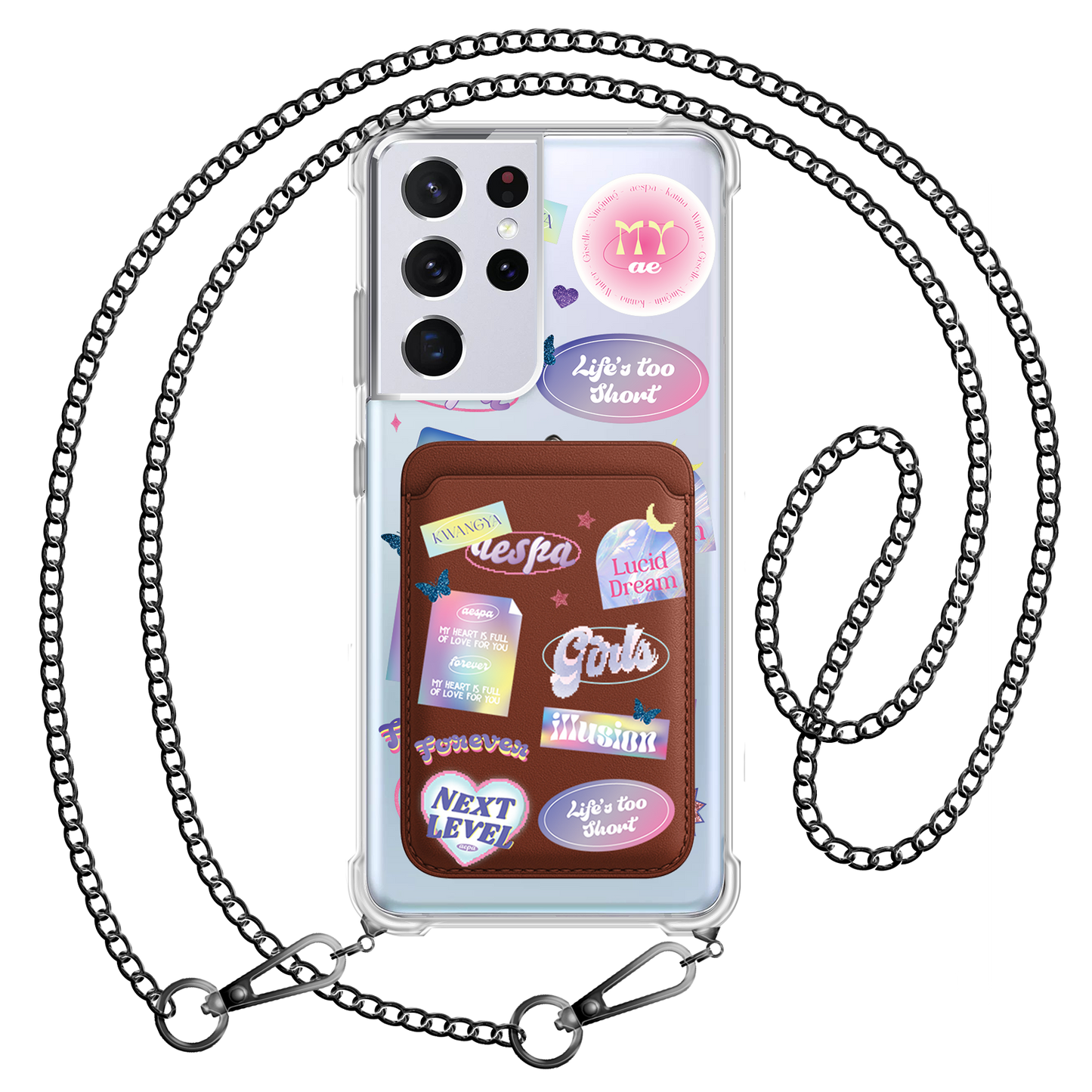 Android Magnetic Wallet Case - Aespa Girls Pack