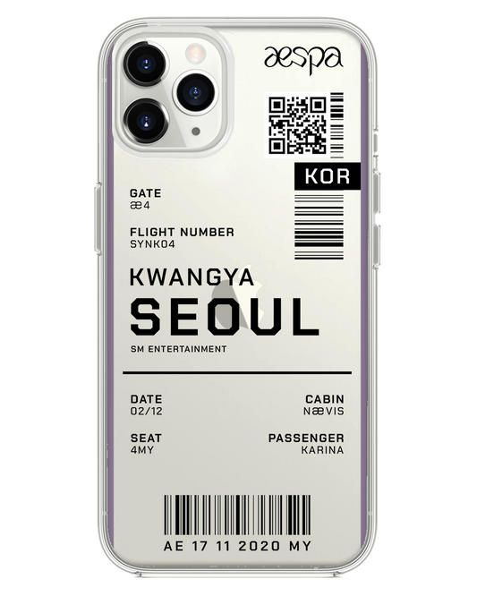 iPhone Rearguard Hybrid - Aespa Kwangya Ticket