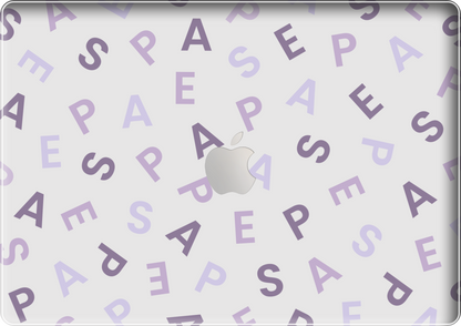 Macbook Snap Case - Aespa Monogram