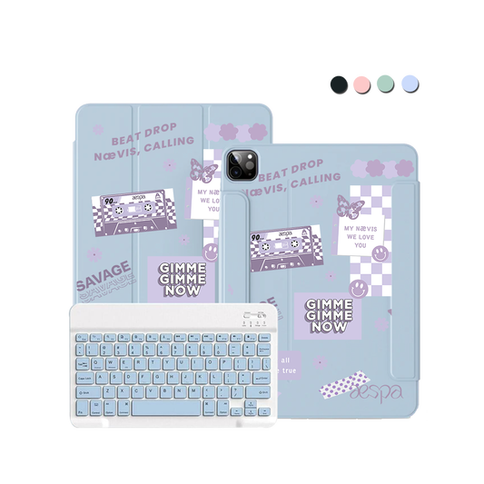 iPad / Android Tab Wireless Keyboard Flipcover - Aespa Sticker