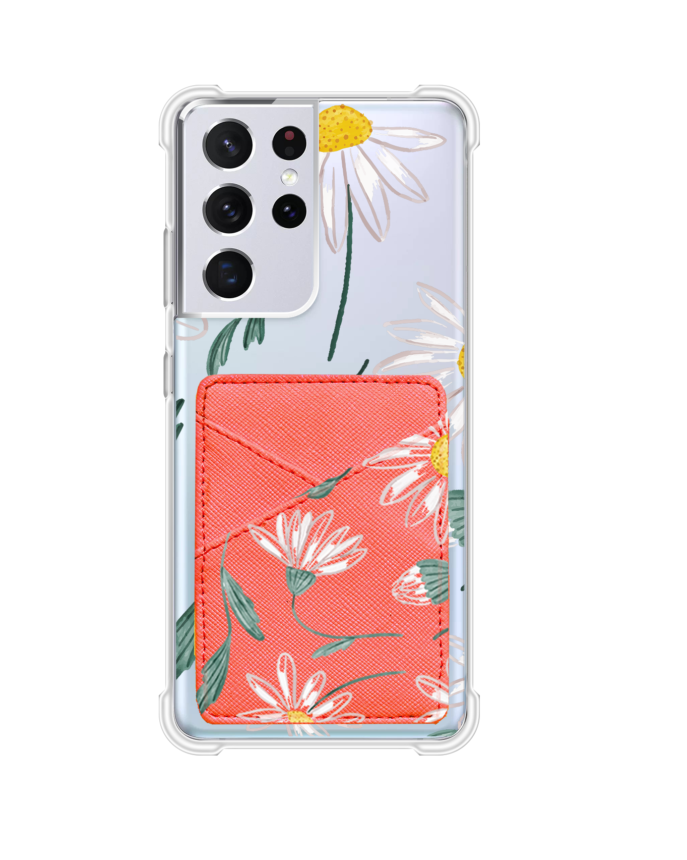 Android Phone Wallet Case - April Daisy 2.0