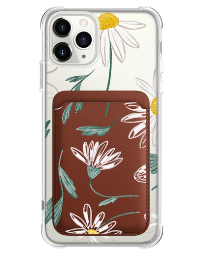 iPhone Magnetic Wallet Case - April Daisy