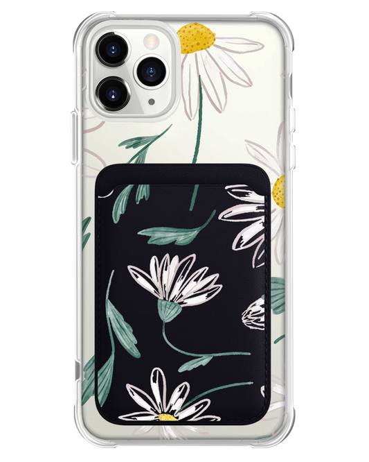 iPhone Magnetic Wallet Case - April Daisy