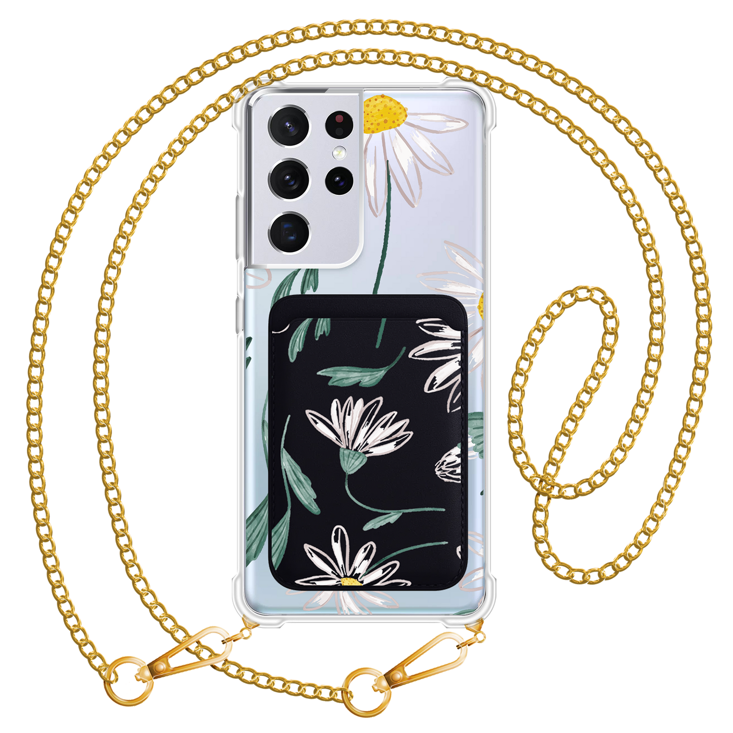 Android Magnetic Wallet Case - April Daisy