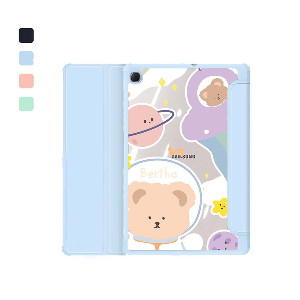 Android Tab Acrylic Flipcover - Astro Bear