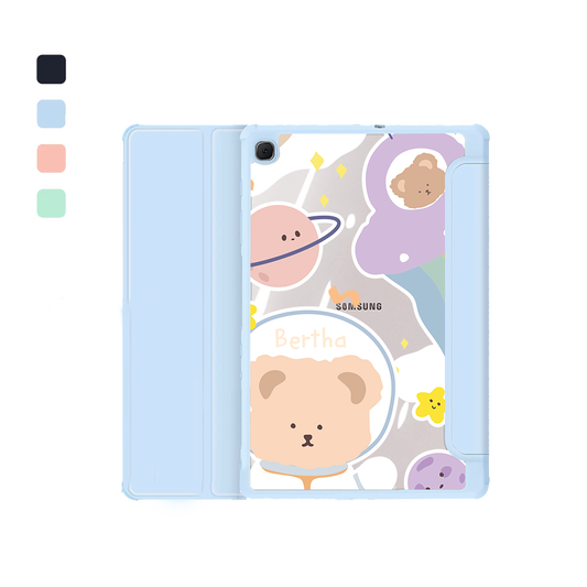Android Tab Acrylic Flipcover - Astro Bear