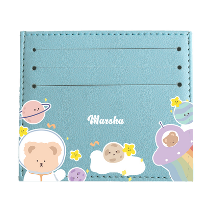 6 Slots Card Holder - Astro Bear