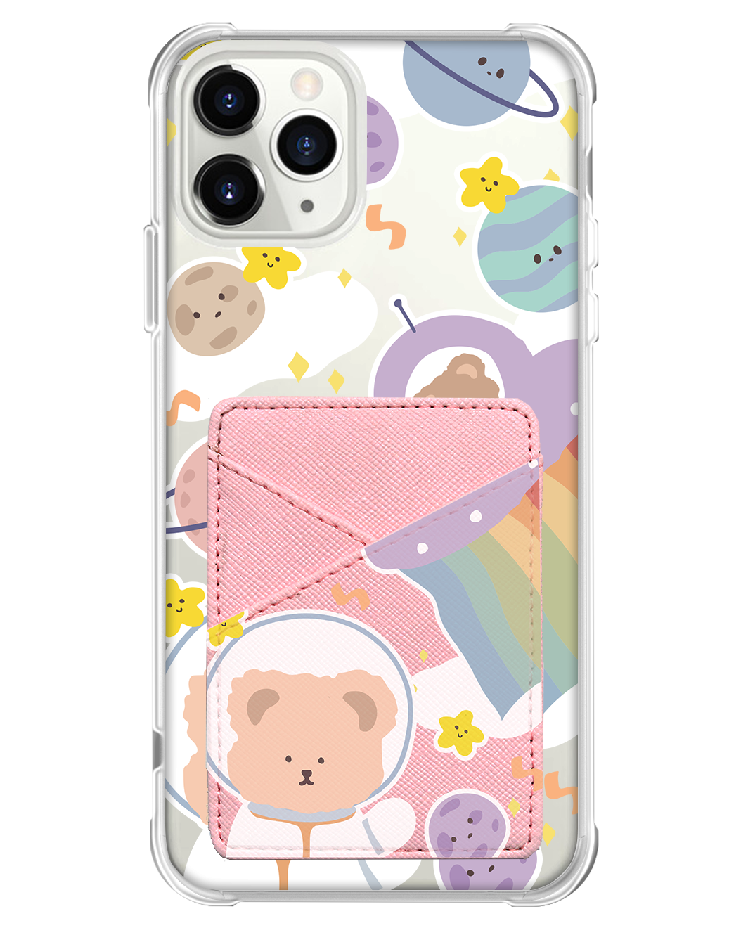 iPhone Phone Wallet Case - Astro Bear