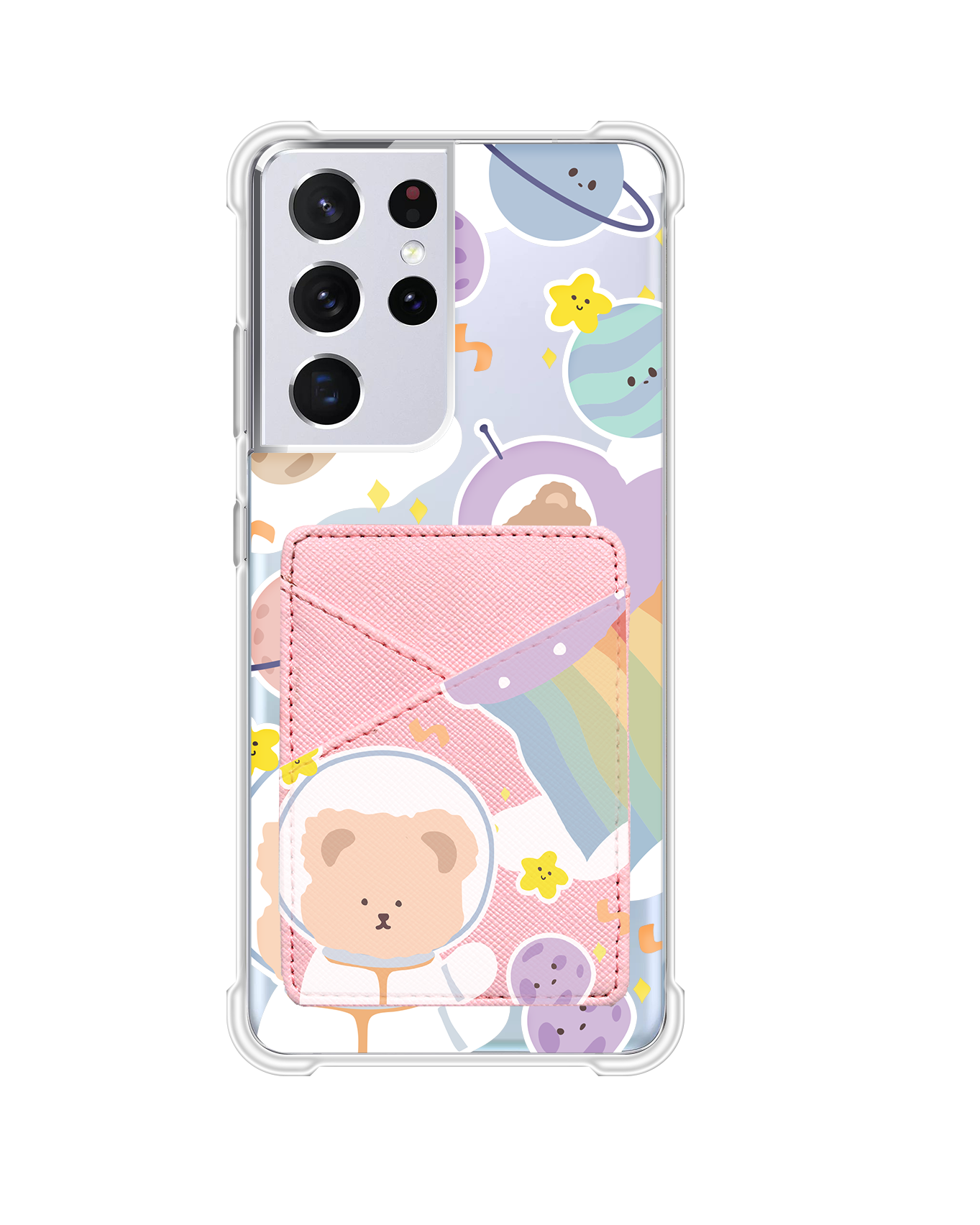Android Phone Wallet Case - Astro Bear