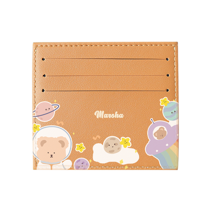 6 Slots Card Holder - Astro Bear