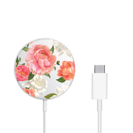 Magnetic Wireless Charger - August Peony