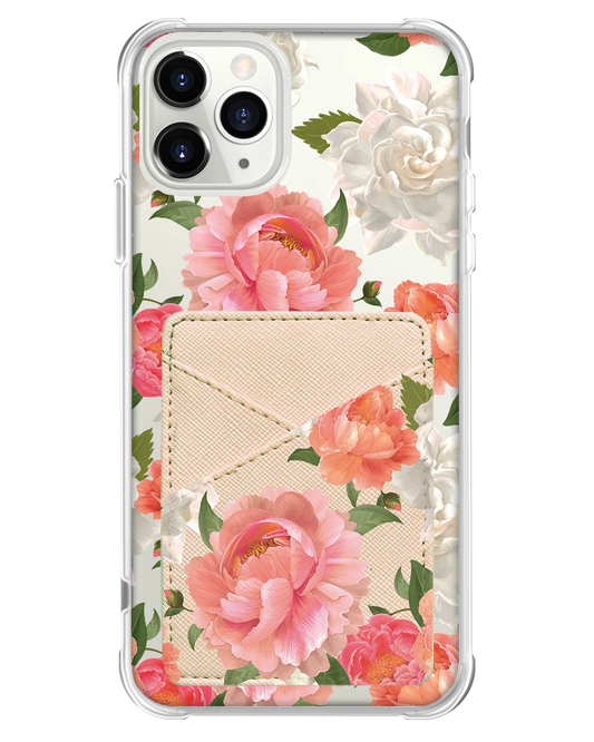 iPhone Phone Wallet Case - August Peony