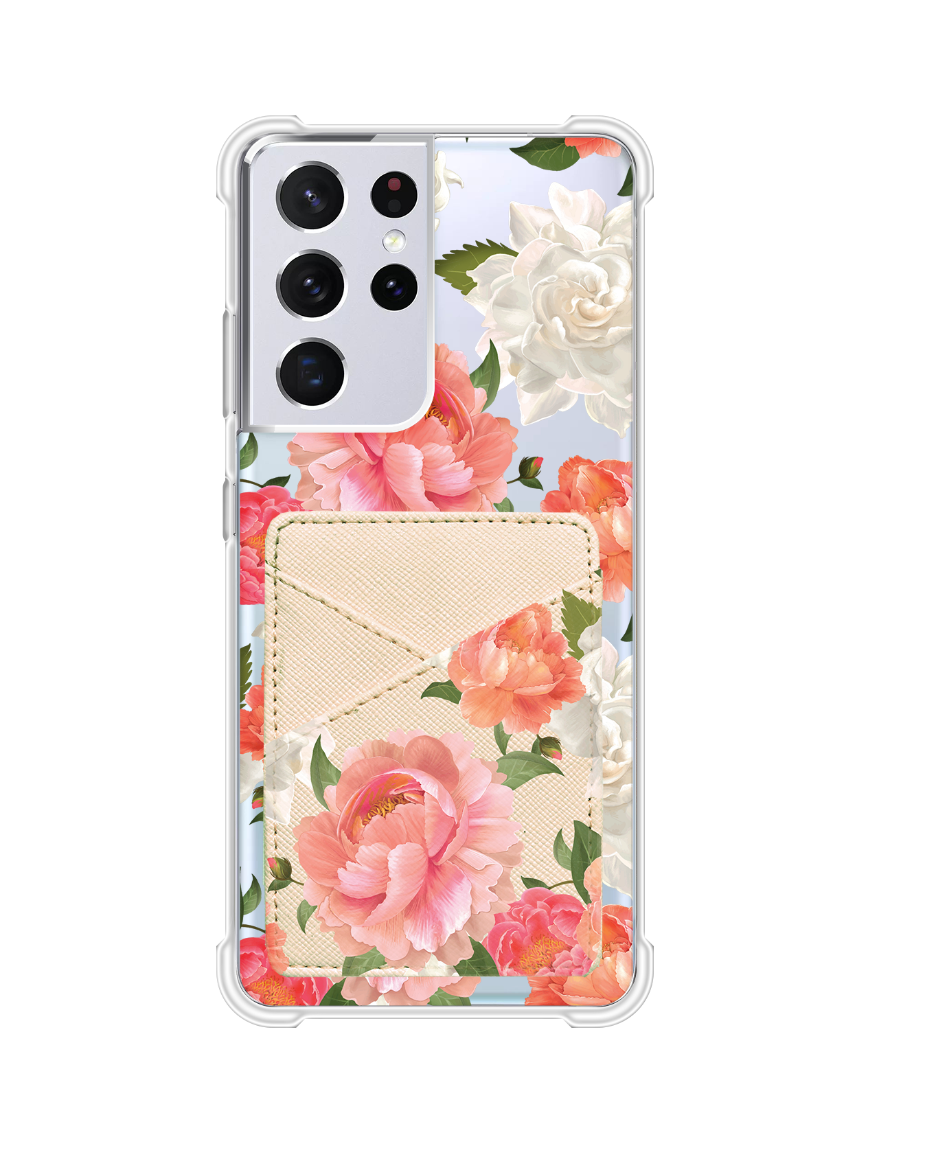 Android Phone Wallet Case - August Peony