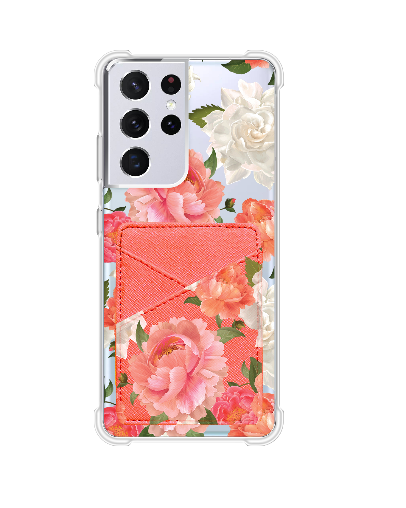 Android Phone Wallet Case - August Peony