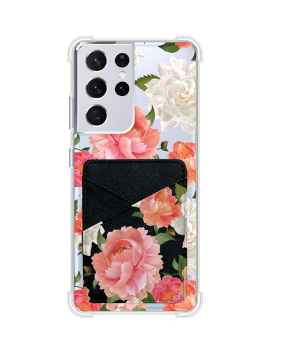 Android Phone Wallet Case - August Peony