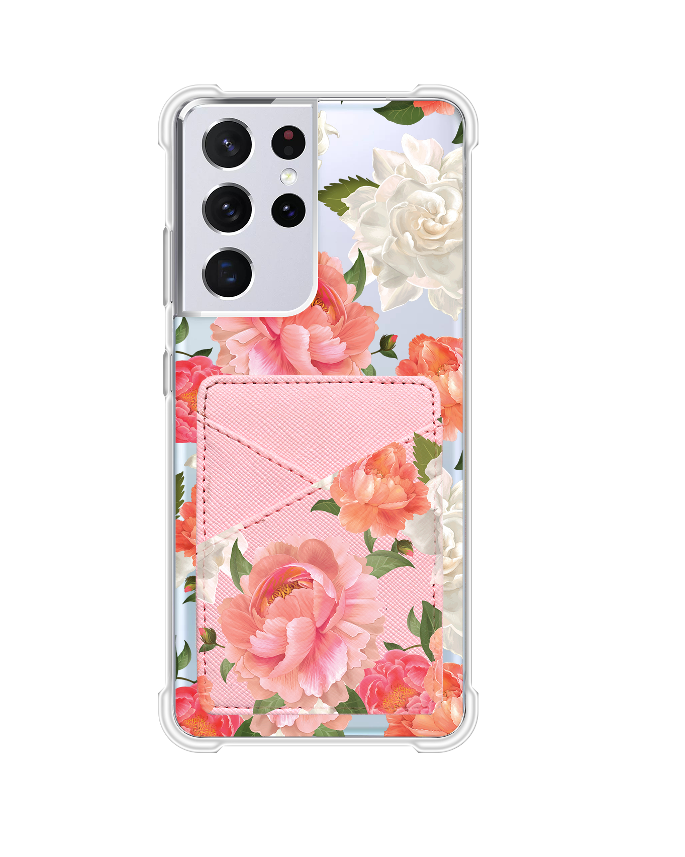 Android Phone Wallet Case - August Peony