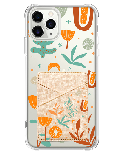 iPhone Phone Wallet Case - Autumn Botanical