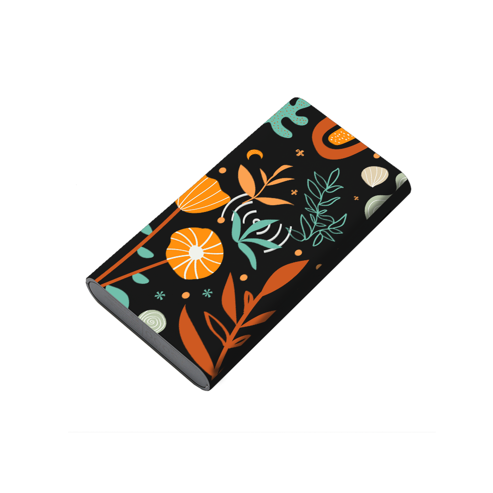 Wireless and Cable Hybrid Powerbank - Autumn Botanical