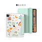 iPad Macaron Flip Cover - Autumn Botanical