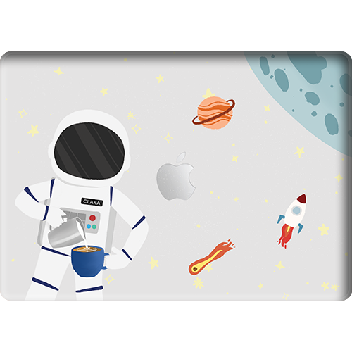 MacBook Snap Case -  Baristronauts