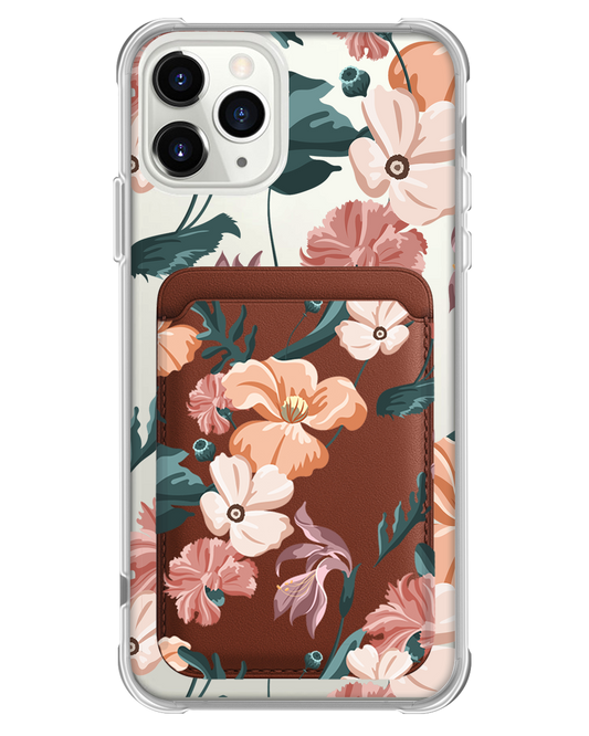 iPhone Magnetic Wallet Case - Botanical Garden 1.0