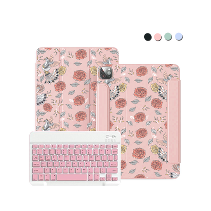 iPad / Android Tab Wireless Keyboard Flipcover - Bird of Paradise 1.0