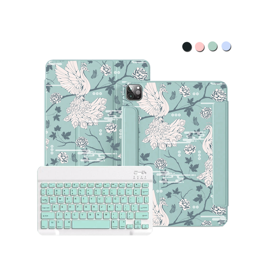 iPad Wireless Keyboard Flipcover - Bird of Paradise 2.0