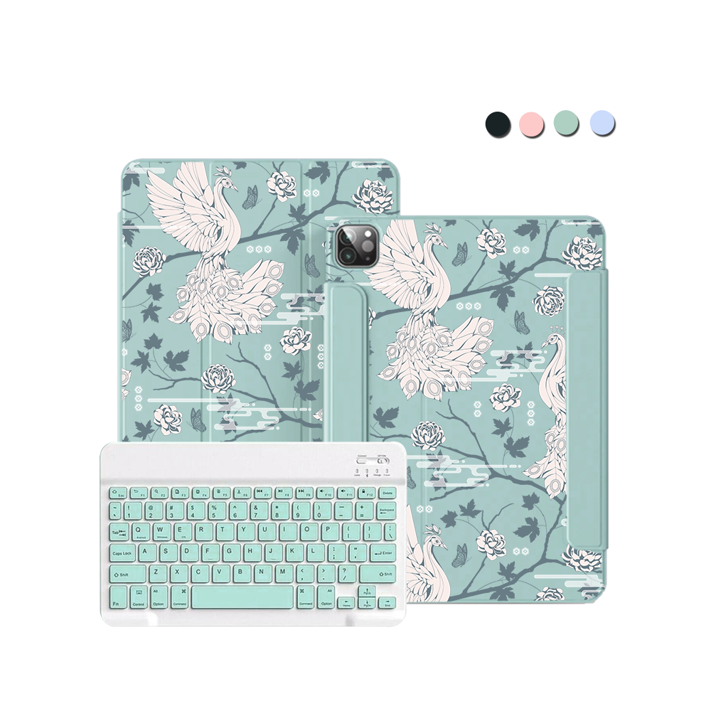 iPad Wireless Keyboard Flipcover - Bird of Paradise 2.0