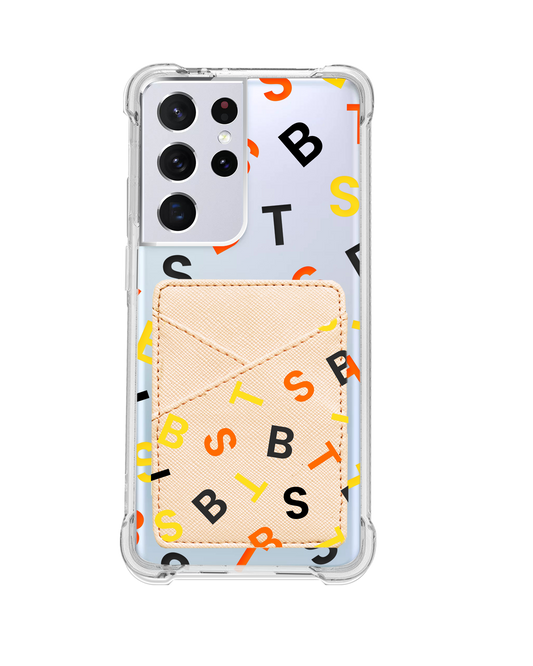 Android Phone Wallet Case - BTS Monogram