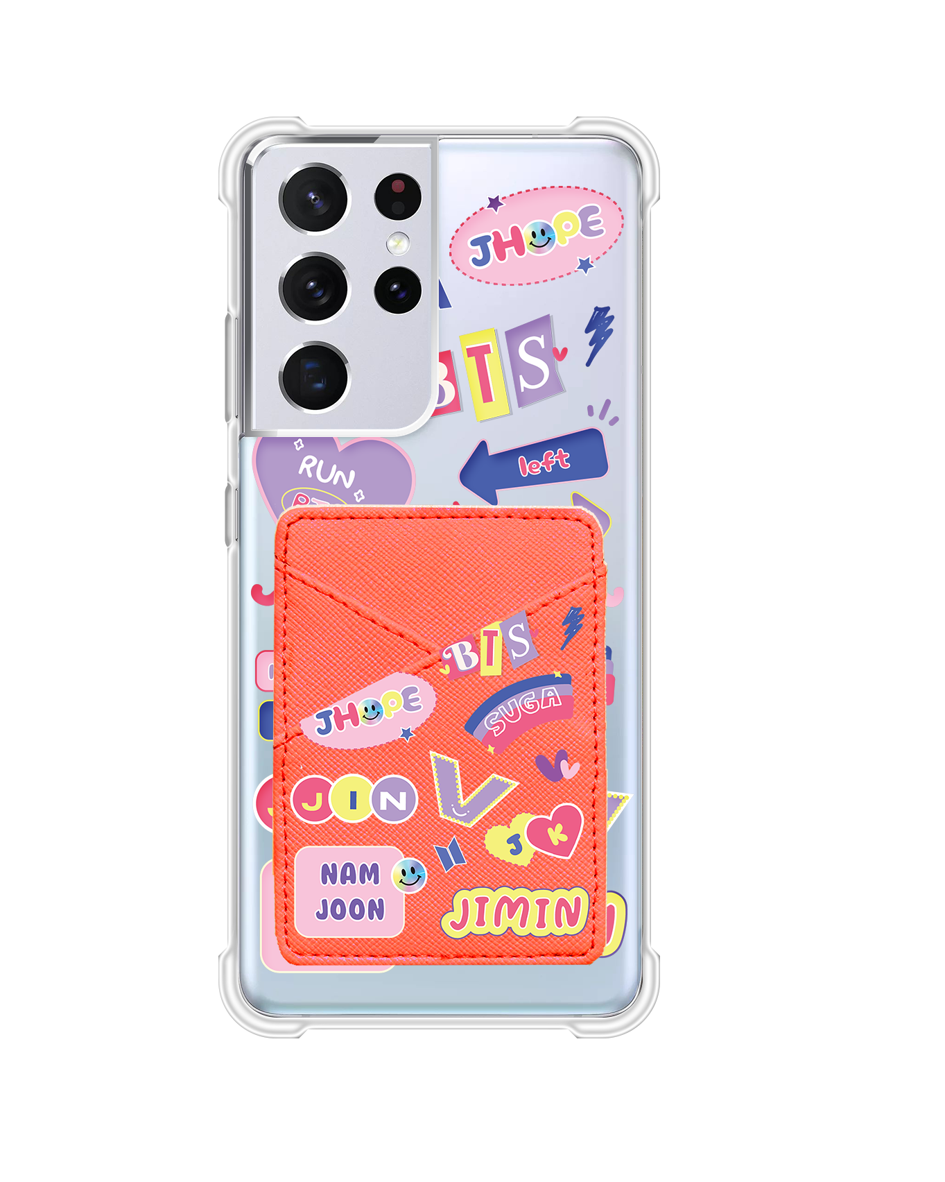 Android Phone Wallet Case - BTS Members