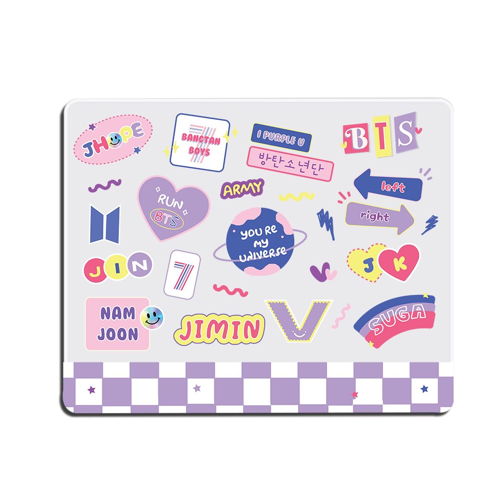 Metal Aluminum Mousepad - BTS Members