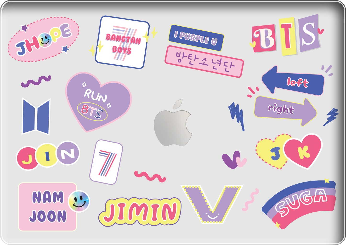 MacBook Snap Case - BTS Members