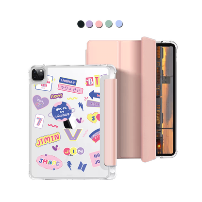 iPad Macaron Flip Cover - BTS Members