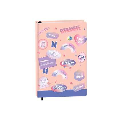 Hardcover Bookpaper Journal - BTS Proof (with Elastic Band & Bookmark)