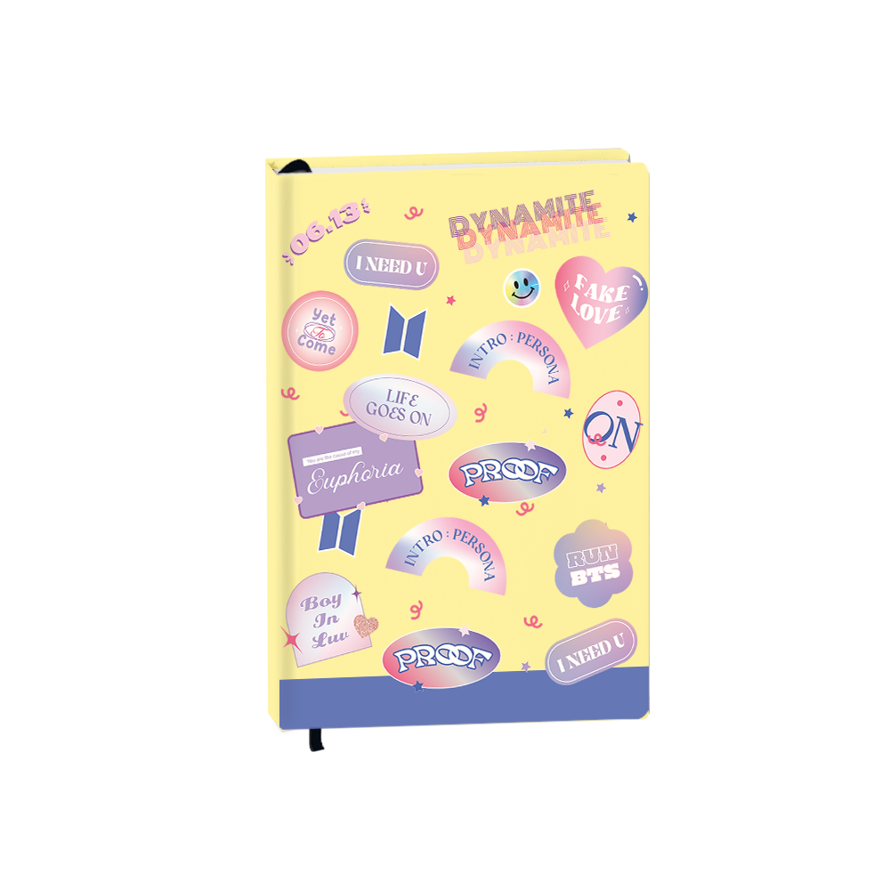 Hardcover Bookpaper Journal - BTS Proof (with Elastic Band & Bookmark)