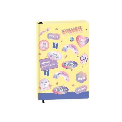Hardcover Bookpaper Journal - BTS Proof (with Elastic Band & Bookmark)
