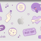 Macbook Snap Case - BTS Sticker Pack