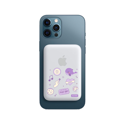 Magnetic Wireless Powerbank - BTS Sticker Pack