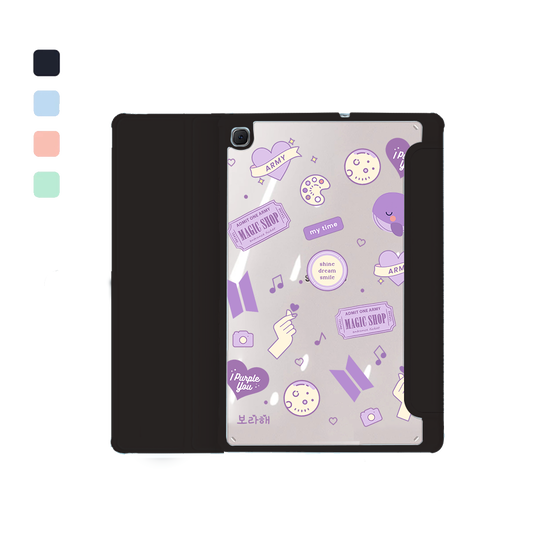 Android Tab Acrylic Flipcover - BTS Sticker Pack