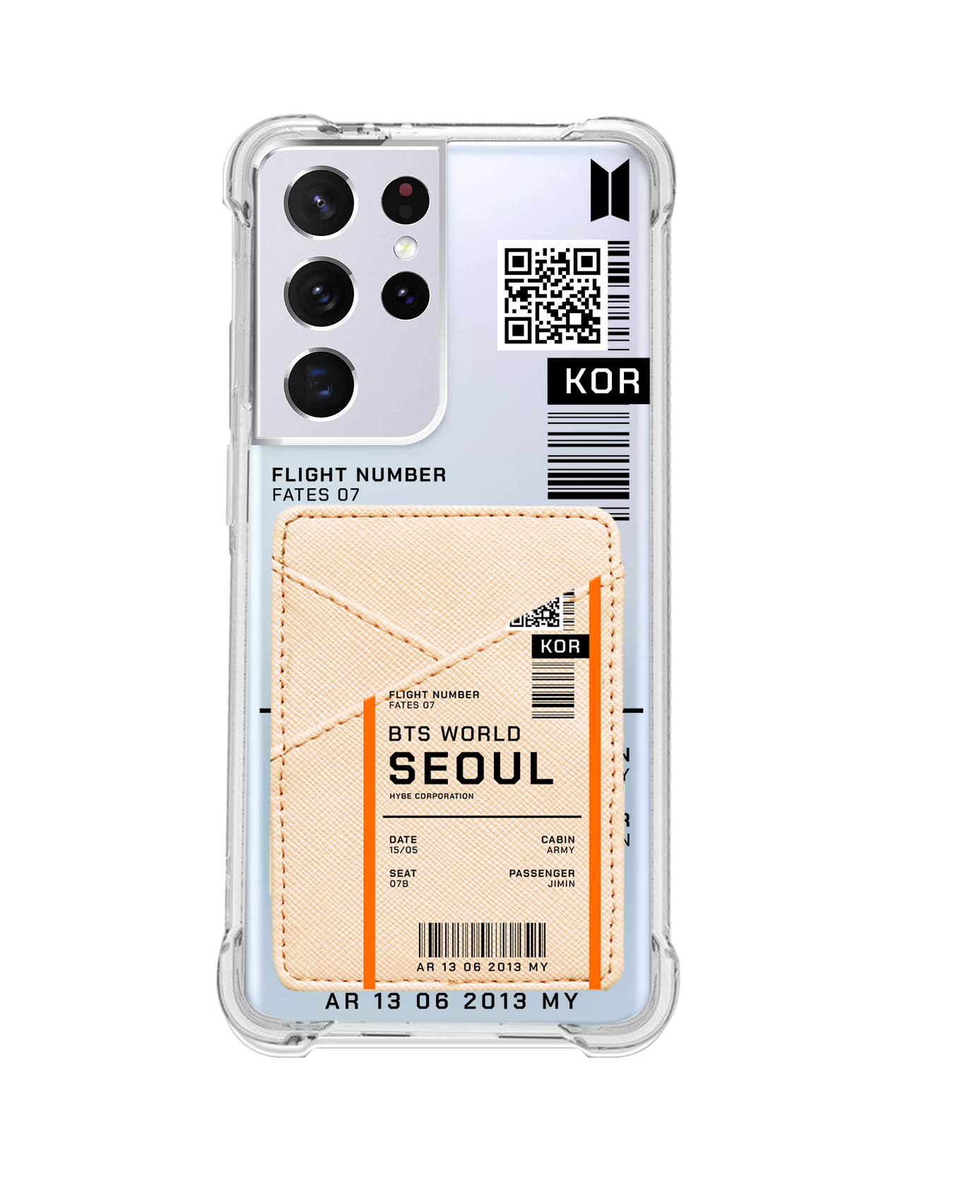 Android Phone Wallet Case - BTS World Ticket