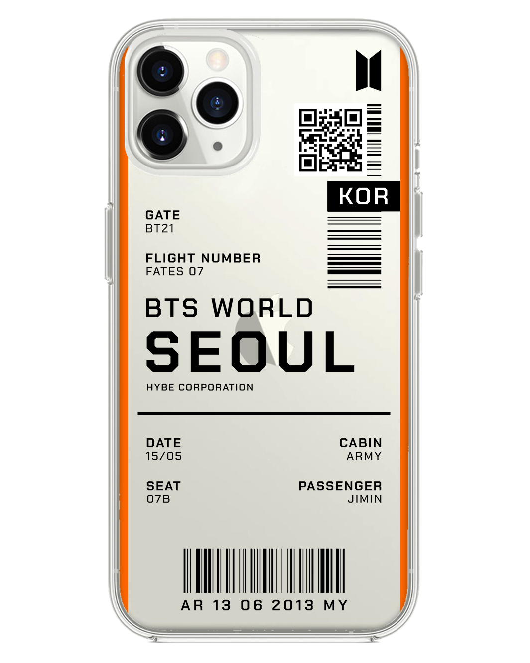 iPhone Rearguard Hybrid - BTS World Ticket