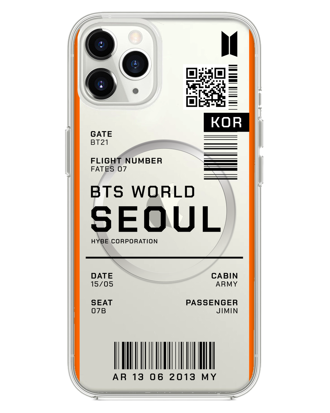 iPhone Rearguard Hybrid - BTS World Ticket