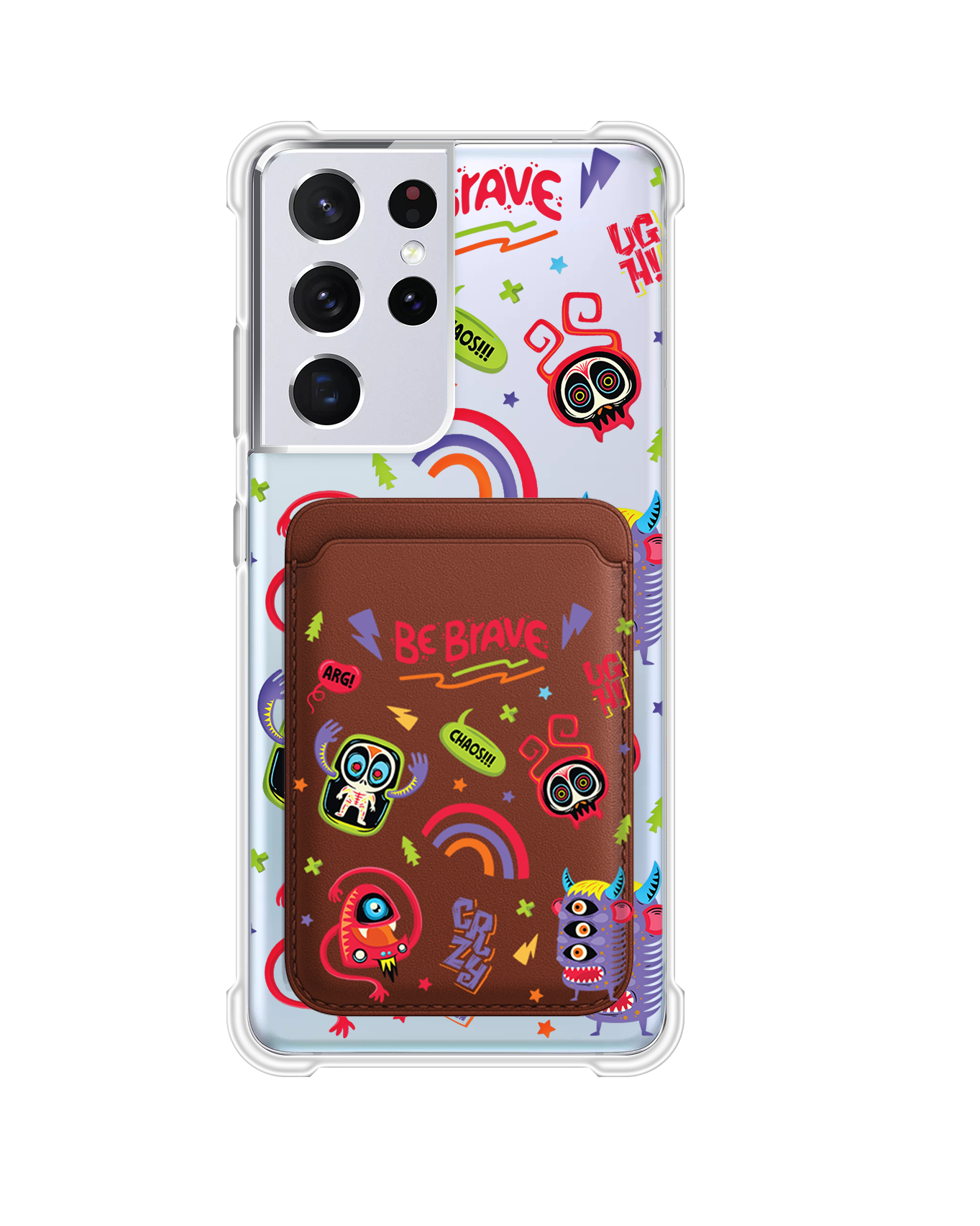 Android Magnetic Wallet Case - Baby Monster